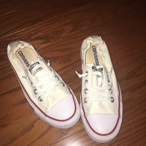 White slip on Converse